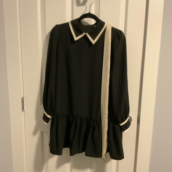 J.ING Black Longsleeve Bow Tie Dress - Picture 5 of 11
